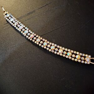 Weiss vintage rhinestone bracelet.